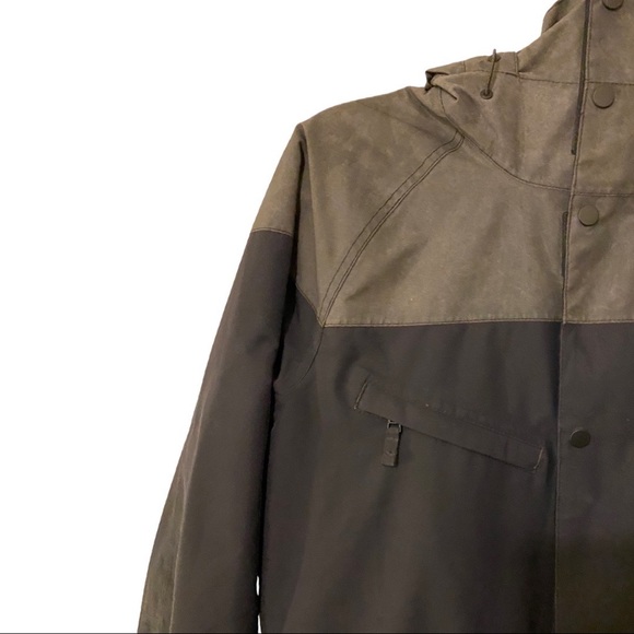 BURTON  Men's BREACH Shell Snow Jacket - GOLROD/TRCDRO - Picture 4 of 10